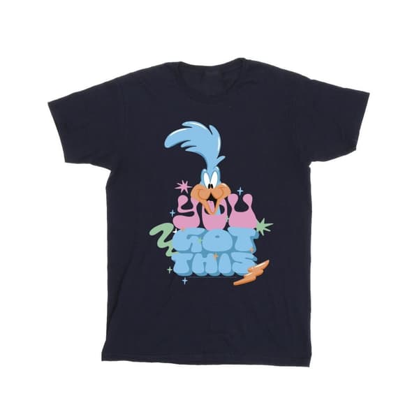Looney Tunes Roadrunner You Got This - T-shirt i bomull för flickor