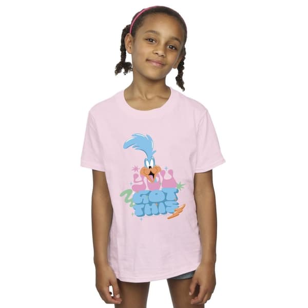 Looney Tunes Roadrunner You Got This - T-shirt i bomull för flickor