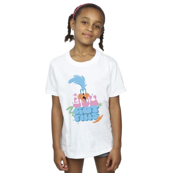 Looney Tunes Roadrunner You Got This - T-shirt i bomull för flickor