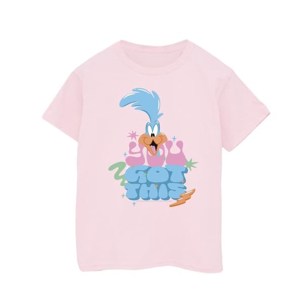 Looney Tunes Roadrunner You Got This - T-shirt i bomull för flickor