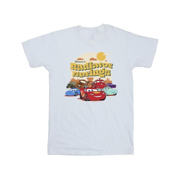 Disney T-shirt i bomull från Cars Radiator Springs Group för flickor