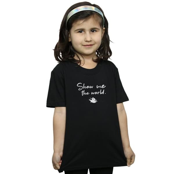 Disney Girls Aladdin Show Me The World Cotton T-Shirt