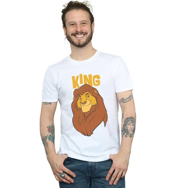 Disney Lejonkungen Mufasa King T-shirt för herrar