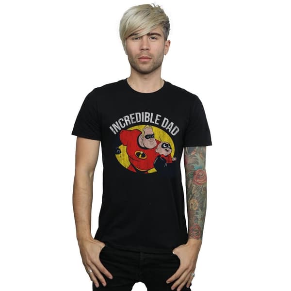 Disney Mens The Incredibles Bob Parr Incredible Dad T-shirt