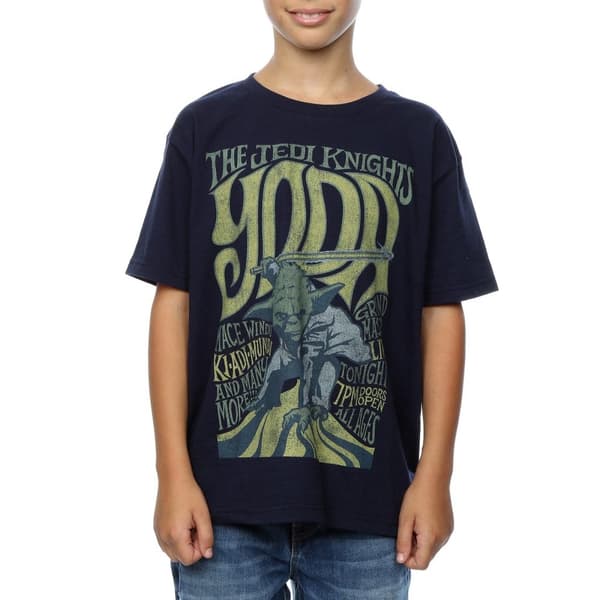 Star Wars Yoda Rock Poster T-shirt för pojkar