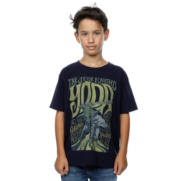 Star Wars Yoda Rock Poster T-shirt för pojkar