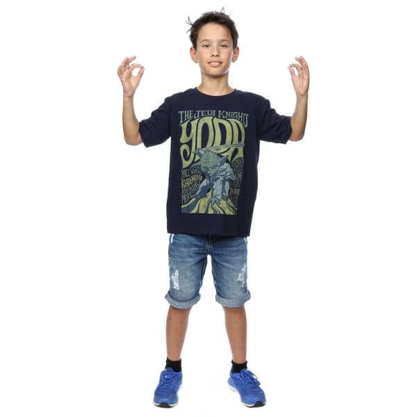 Star Wars Yoda Rock Poster T-shirt för pojkar
