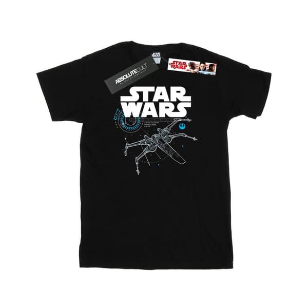 Star Wars Mens The Last Jedi X-Wing T-Shirt