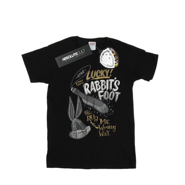 Looney Tunes Mens Bugs Bunny Rub Me The Wrong Way T-Shirt