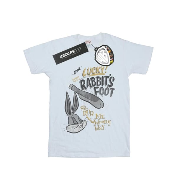 Looney Tunes Mens Bugs Bunny Rub Me The Wrong Way T-Shirt