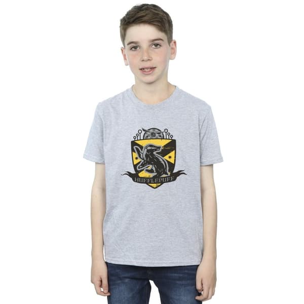 Harry Potter Boys Hufflepuff Chest Badge T-Shirt