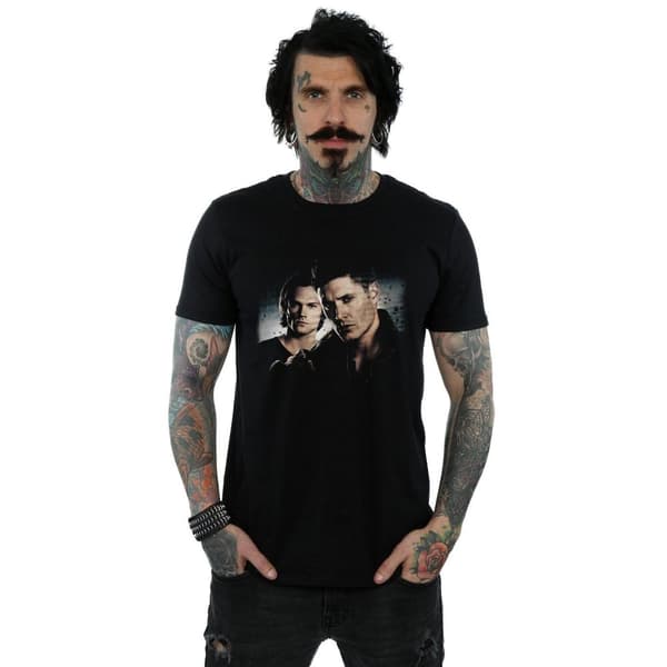 Supernatural Mens Sam And Dean Poster T-Shirt