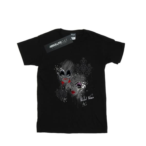 Disney Womens/Ladies Villains Wicked Women Cotton Boyfriend T-Shirt