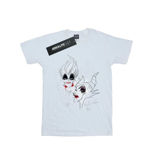 Disney Womens/Ladies Villains Wicked Women Cotton Boyfriend T-Shirt