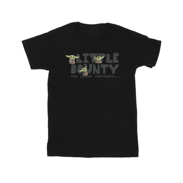 Star Wars The Mandalorian Little Bounty Hunter T-shirt i bomull för flickor