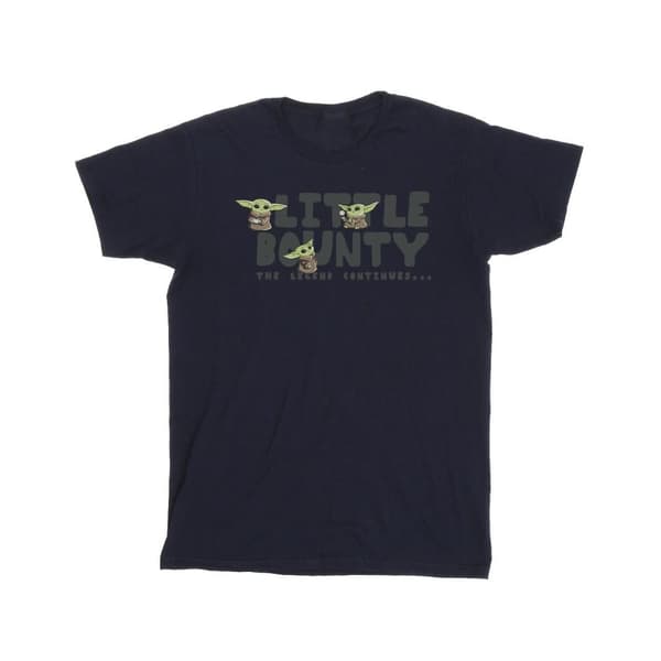 Star Wars The Mandalorian Little Bounty Hunter T-shirt i bomull för flickor
