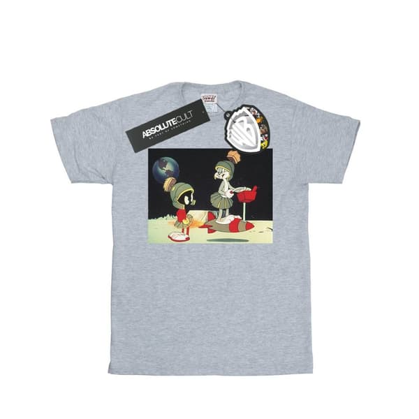 Looney Tunes Womens/Ladies Bugs Bunny Spaced Cotton Boyfriend T-Shirt