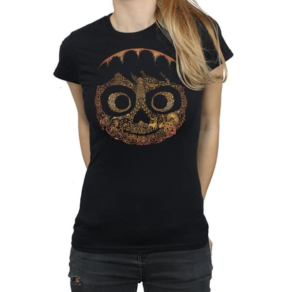 Disney Womens/Ladies Coco Miguel Face Cotton T-Shirt