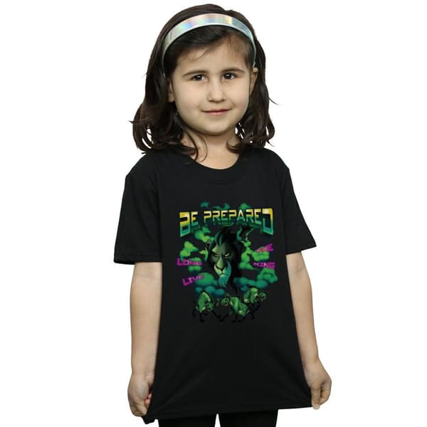 Disney Girls The Lion King Scar Long Live The King Cotton T-Shirt