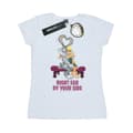 Miniatyrbild 1 av 3: Looney Tunes Dam/Tjej Bugs And Lola Valentine´s Cuddle Bomulls-T-shirt