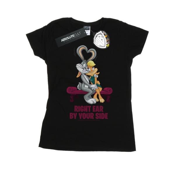 Looney Tunes Dam/Tjej Bugs And Lola Valentine´s Cuddle Bomulls-T-shirt