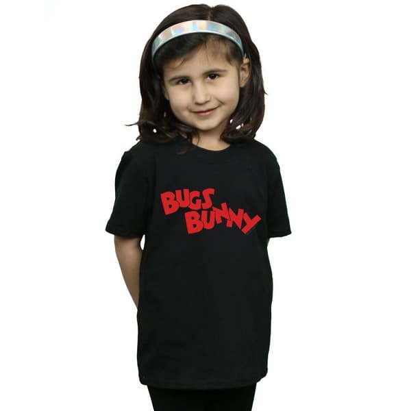 Looney Tunes T-shirt i bomull med Bugs Bunny-namn för flickor