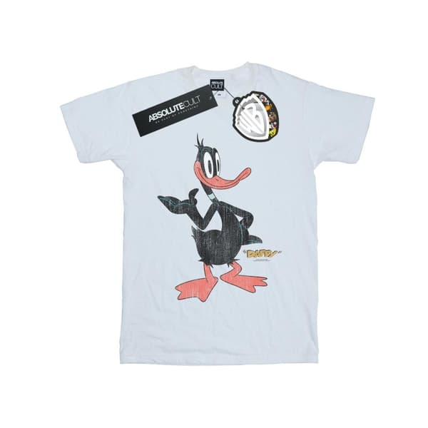 Looney Tunes Boys Daffy Duck Distressed T-Shirt