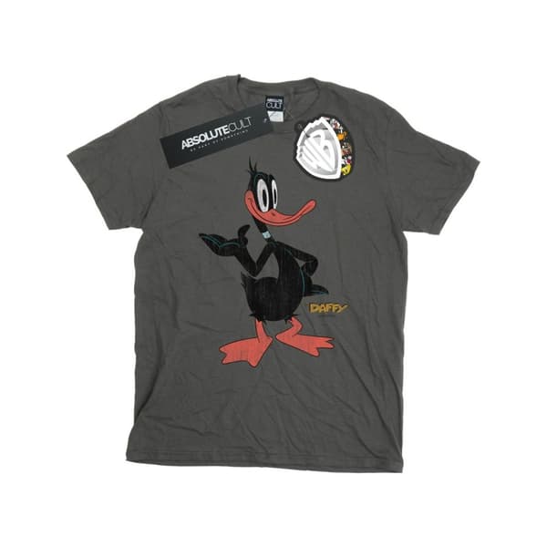 Looney Tunes Boys Daffy Duck Distressed T-Shirt