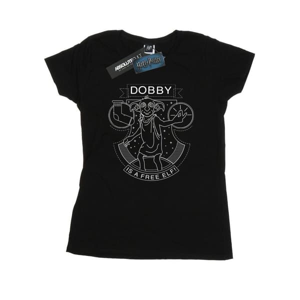 Harry Potter Dam/Tjej Dobby Seal Bomulls-T-shirt