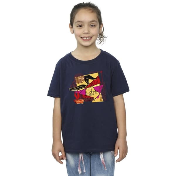 Looney Tunes Girls Bugs Rabbit New Year Cotton T-Shirt