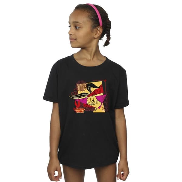 Looney Tunes Girls Bugs Rabbit New Year Cotton T-Shirt