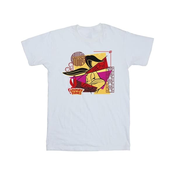 Looney Tunes Girls Bugs Rabbit New Year Cotton T-Shirt