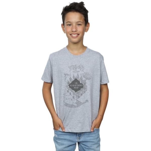 Harry Potter T-shirt med Marauderskartan för pojkar
