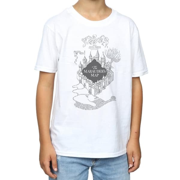 Harry Potter T-shirt med Marauderskartan för pojkar