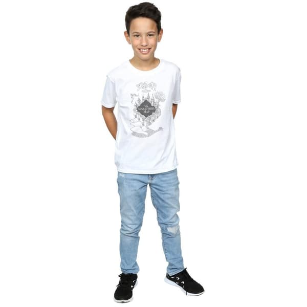 Harry Potter T-shirt med Marauderskartan för pojkar
