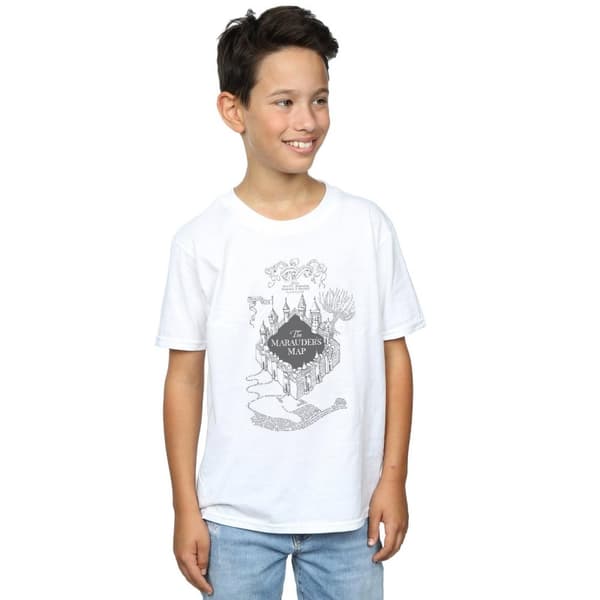 Harry Potter T-shirt med Marauderskartan för pojkar