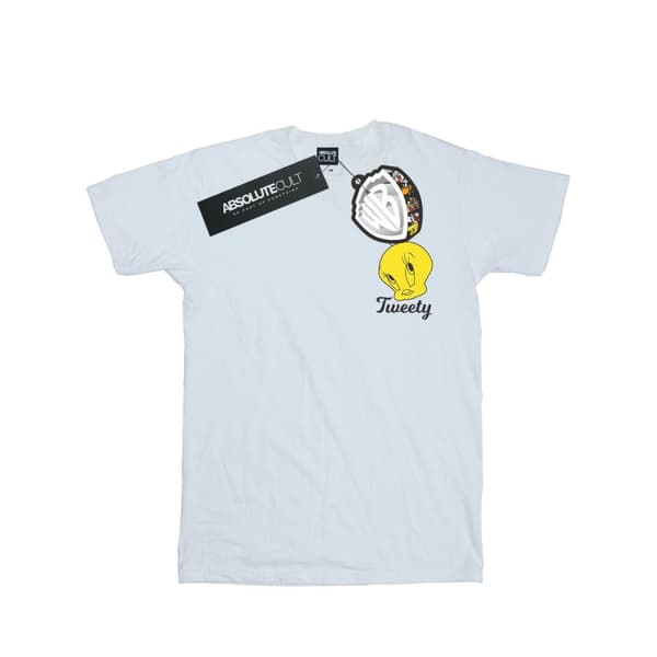 Looney Tunes Womens/Ladies Tweety Pie Head Cotton Boyfriend T-Shirt