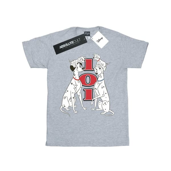 Disney 101 Dalmatiner-familjens bomulls-T-shirt för flickor