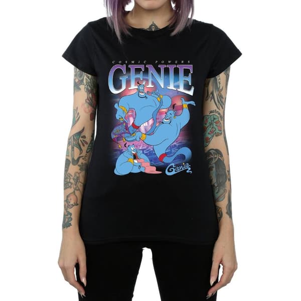 Disney Womens/Ladies Aladdin Genie Montage Cotton T-Shirt