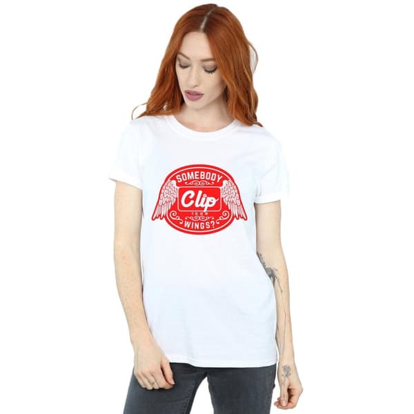 Supernatural Womens/Ladies Clip Your Wings Cotton Boyfriend T-Shirt