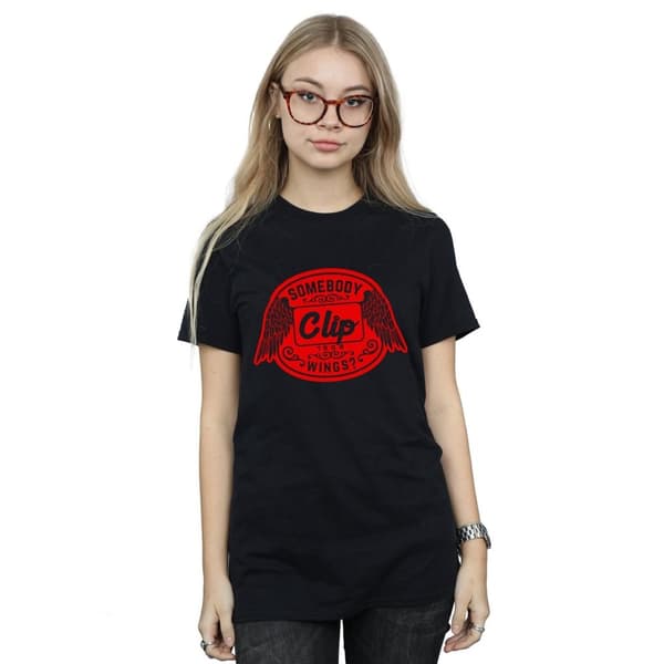 Supernatural Dam/Lady - Clip Your Wings - Boyfriend-t-shirt i bomull