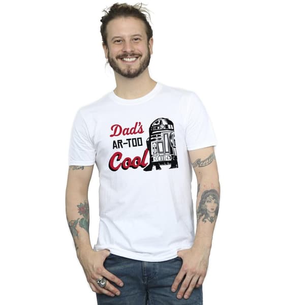 Star Wars Mens Dads R2 Cool T-Shirt