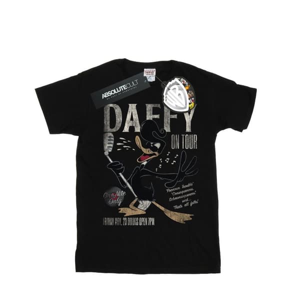 Looney Tunes Daffy Duck Concert T-shirt i bomull för flickor