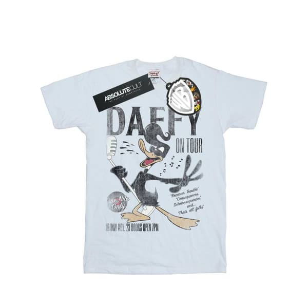 Looney Tunes Daffy Duck Concert T-shirt i bomull för flickor