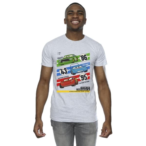Disney Cars Piston Cup-mästarnas t-shirt för herrar
