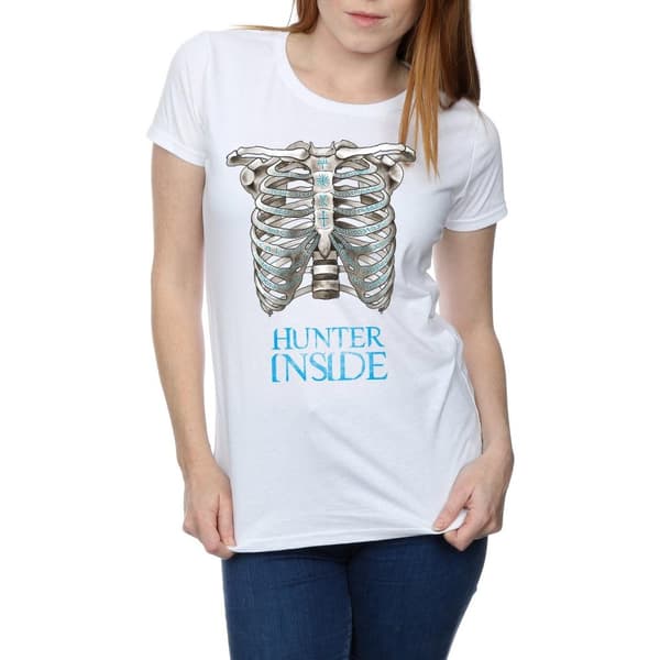 Supernatural Womens/Ladies Hunter Inside Cotton T-Shirt