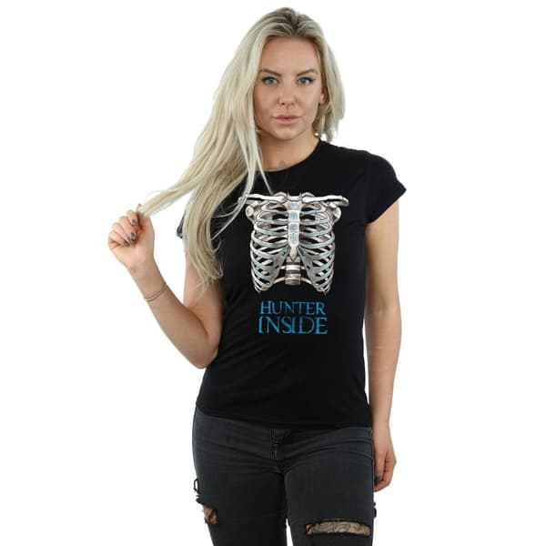 Supernatural Womens/Ladies Hunter Inside Cotton T-Shirt