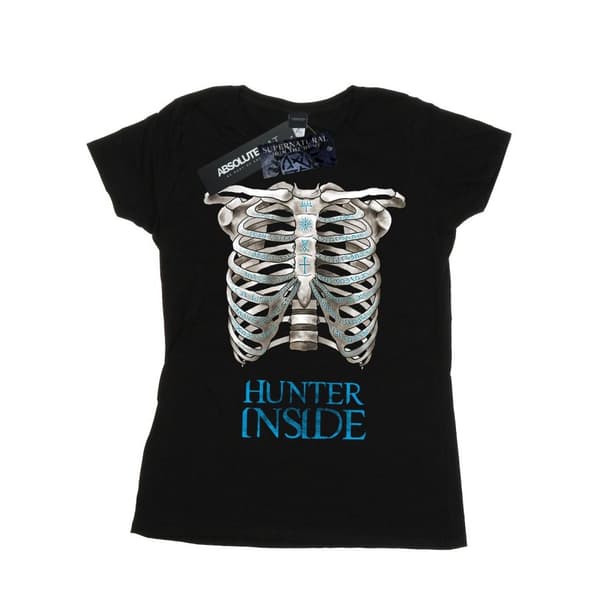 Supernatural Womens/Ladies Hunter Inside Cotton T-Shirt