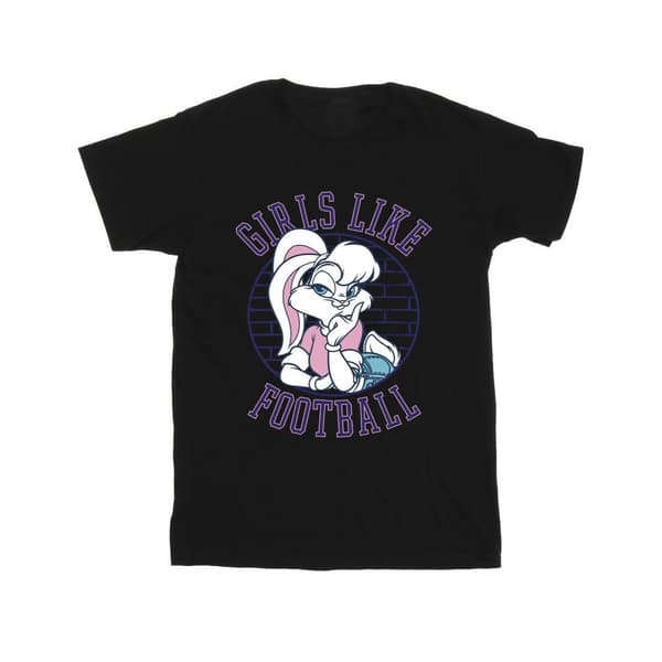 Looney Tunes Boys Lola Bunny Girls Like Football - T-shirt för pojkar