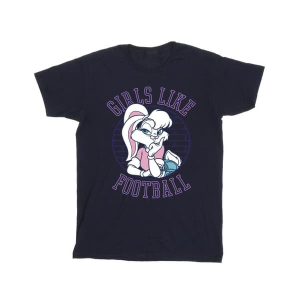 Looney Tunes Boys Lola Bunny Girls Like Football - T-shirt för pojkar